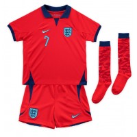 England Jack Grealish #7 Bortedraktsett Barn VM 2022 Kortermet (+ Korte bukser)